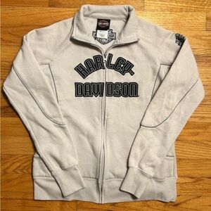 Harley-Davidson Zip-Up Sweatshirt- small - unisex